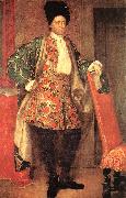 GHISLANDI, Vittore Portrait of Count Giovanni Battista Vailetti dfhj Sweden oil painting artist